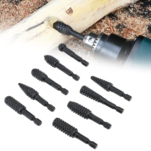 Set de 10 fresas rotativas para tallado de madera Omninmo miniatura 4