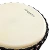 World Rhythm 11 Inch Rope Tuned Djembe Drum – Red African Synthetic Hand Drum #1