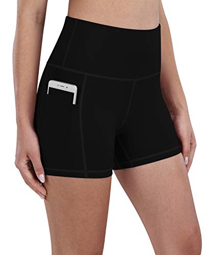 Image of Fengbay 2 Pack 8 inch /5 inch Biker Shorts for Women with Pockets, High Waist Workout Shorts for Women Compression Yoga Shorts