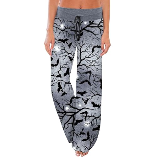 Pantalon de pyjama d'Halloween taille haute contre l'inconfort de nuit