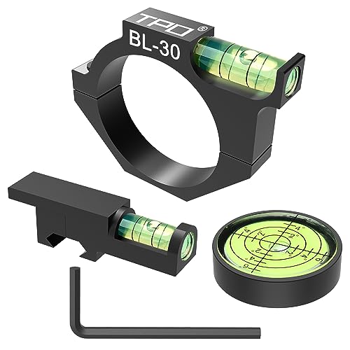 30mm Tube Anti-Cant Rifle Scope Bubble Level for Precision Long-Range Shooting (30mm Scope Leveling Kit)