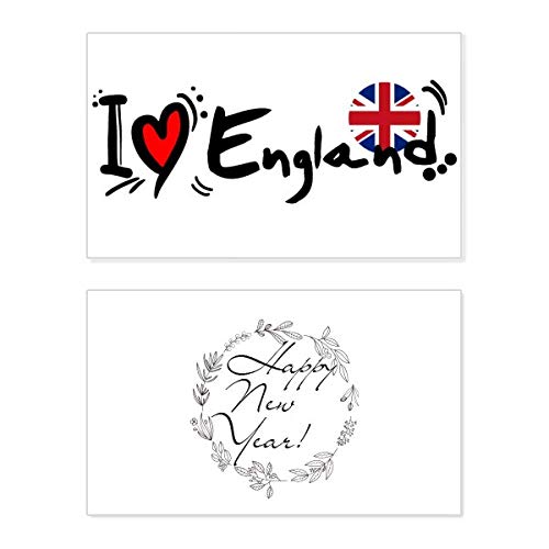 Tarjeta de felicitación de la bandera de Inglaterra para recuerdos conmemorativos