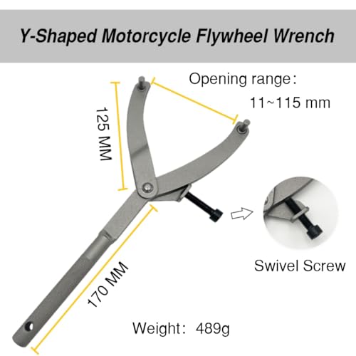 DEXYZZY Blockierwerkzeug Kupplung, Schwungrad Blockierwerkzeug, Kupplungsschlüssel, Kupplung Schlüssel Werkzeug für Motorrad Reparatur Riemenscheibe Ausbau, Motorradzubehör
