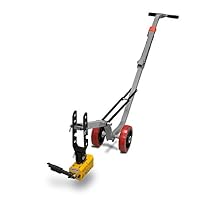 Allegro 9401-25A | Magnetic Manhole Lid Lifter with Aluminum Dolly & Magnet | Lifts 660 lbs Flat, 330 lbs Round | Collapsible Dolly | Heavy Duty Pry Bar Alternative | Made in USA