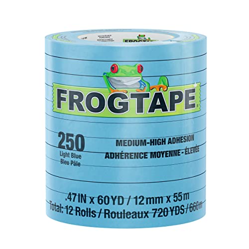 Finis les bords coulants : Ruban de masquage Frog Tape bleu 250 lot de 12