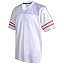 Orange Stripe-white Jersey