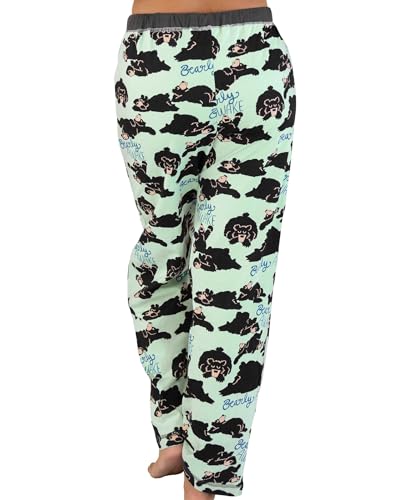 Lazy One Pajamas for Women, Cute Garden and Bear Pajama Pants and Top Separates2