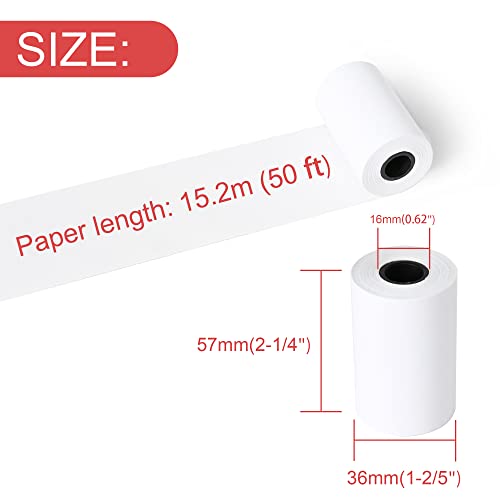 L LIKED 2 1/4" x 50' Thermal Paper Receipt Rolls, 24 Rolls Cash Register POS Receipt Paper image 4