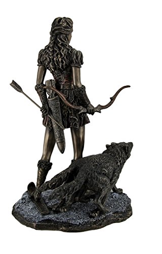Estatua de Skadi Diosa Nórdica de Invierno y Montañas miniatura 4