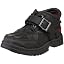 Black Tumbled Leather