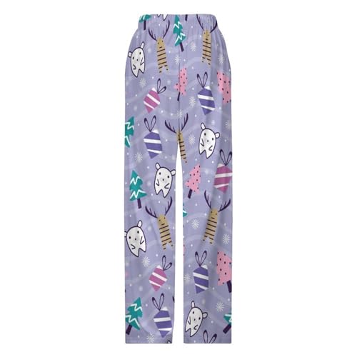 Trendy Colorful ChristmasChildren's Casual Pajamas140CM4