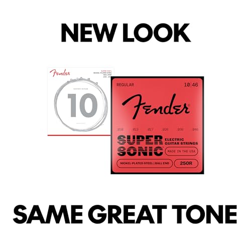 Fender Super 250 Electric Guitar Strings, Nickel Plated Steel, Ball End, 250R .010-.046 - image 4