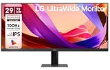 LG 29U511A 73 cm (29 Inch) UltraWide WFHD (2560x1080) IPS Monitor, 100Hz, 5ms(GtG), Anti-Glare, sRGB 99% (Typ.), HDR10, 3-Side Virtually Borderless, DP, HDMI, Headphone Out, Tilt Adjustable (Black)
