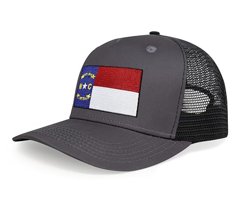 Image of International Tie State Hat for Men and Women, Adjustable Snapback Trucker Baseball Cap with Embroidered Patch