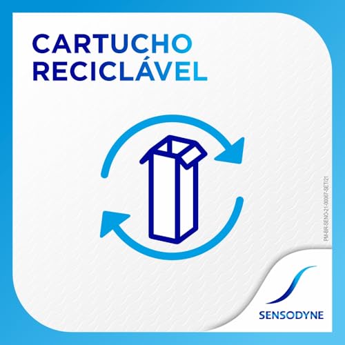 Sensodyne Creme Dental Branqueador para Dentes Sensíveis Extra Fresh, Anti Tártaro, Proteção Diária,