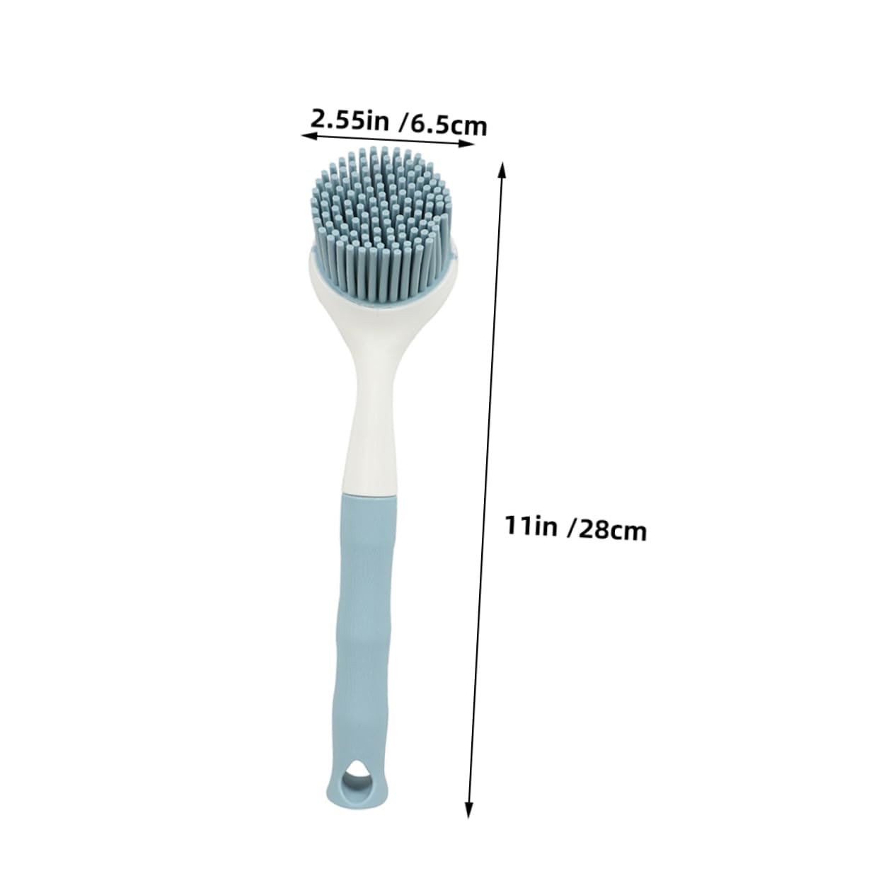 HOUDERCO 2Pcs Lightweight Dish Scrubber Brush Convenient Handheld Kitchen Sink for Pots and Pans Durable Material Design