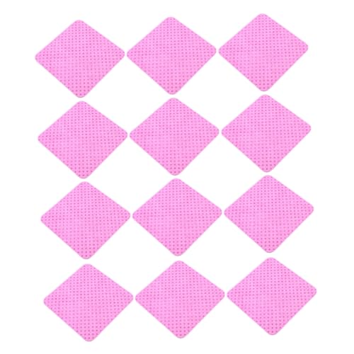 Cabilock Almohadillas Desechables para Limpieza de Uñas 400 Unidades Toallitas Absorbentes para Manicura y Eliminación de Pegamento Tamaño Compacto Color Rosa para Uso Profesional y