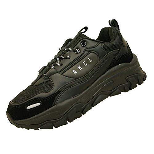 [アキクラシック] メンズ レディース ウォーキングシューズ アーバントラッカー URBAN TRACKER ブラック AKC-0003 BLK 25.5cm