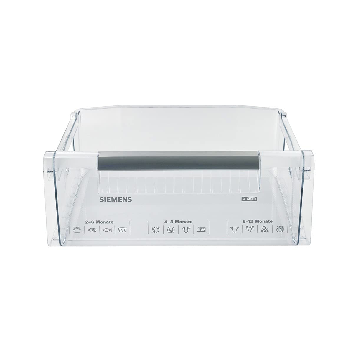 Bosch Siemens 00740837 oryginalna szuflada, pojemnik na mrożone produkty do zamrażania, szuflada do zamrażania, pojemnik na żywność, zamrażalnik, zamrażarka, również Neff Constructa 740837