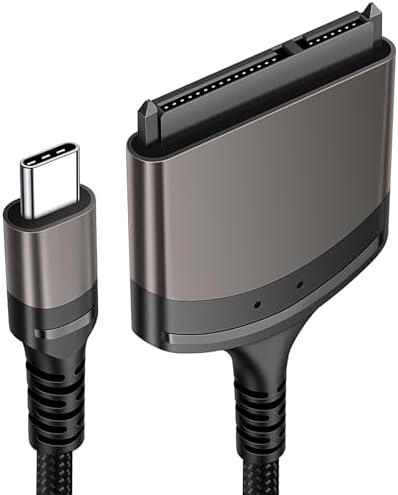 Cable Adaptador SATA a USB C, Adaptador Disco Duro a USB con UASP...
