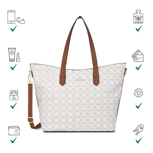 Image of Lavie Women's Hailon Tote Handbag | Tote Bag for Work | Ladies Purse | Stylish Shoulder Bag | Gift for Women