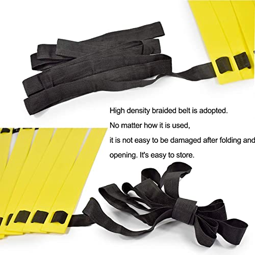 Asenver Agility Ladder Training Ladder For Football Footwork Exercise Fitness With Carry Bag (1 Pc-6 Rungs) #TOP1