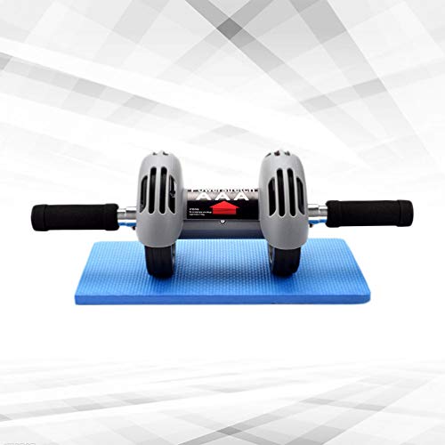 BESPORTBLE Rolo de abdômen para exercício abdominal, roda dupla, equipamento de exercícios abdominai