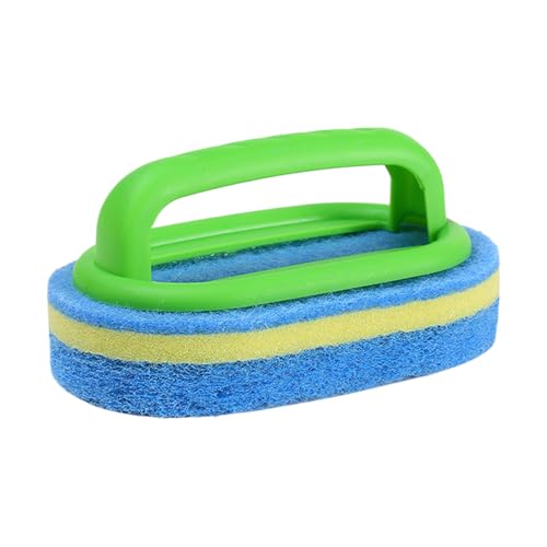 Esponja De Cocina con Mango,Estropajo De Baño con Mango Ergonomico - para Limpieza De Baño Cocina Fregadero Azulejos Bañera Inodoro