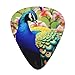 Peacock Guitar Picks 12 Pack Bass Picks with Organizer Box Guitar Plectrum Includes Thin Medium Heavy Guitar Picks Ukulele Picks for Bass Acoustic Electric Guitars