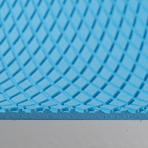 FOCEAN EVA Foam Boat Flooring Camouflage Surfboard Traction Pad Grip Mat Non-Slip Self-Adhesive Marine Flooring Decking Sheet for Boats, Paddleboard, Kayak, Surfing, 94.5''x 23.6'', Blue by FOCEAN - Image 4