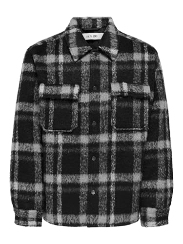 Veste rembourrée OTW anti-froid style surchemise homme Only & Sons Onsgio Check