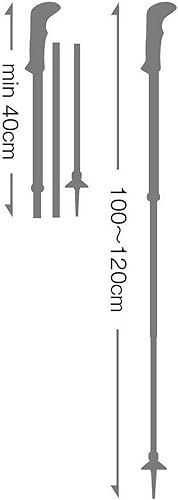 Miniatura 3 de LEKI Cressida FX - Bastones de senderismo ligeros plegables de carbono para senderismo y senderismo