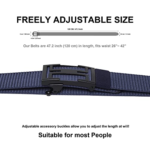 Image of ZORO Automatic /Push Lock Nylon Woven Fabric Belt for Men