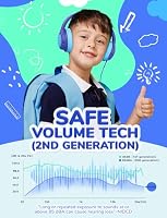 iClever HS26 Kopfhörer Kinder mit 3,5 mm Kabel für Schule/Tablet/Reisen – Ansicht 2