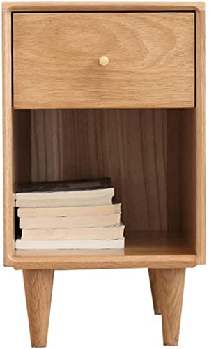 Table de nuit en bois avec tiroir multifonction pour optimiser la chambre