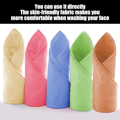 Set di 5 Asciugamani Quadrati in Rilievo - Panni Stampati per Bambini, Multiuso per Cucina e Pulizia - immagine 5