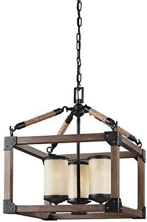 Sea Gull Lighting 3113303-846 Dunning Three-Light Chandelier Hanging Modern Fixture, Stardust Finish