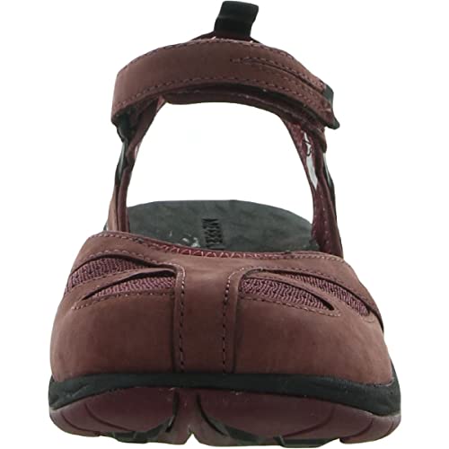 Merrell Womens Siren Leather Slip On Slingback Sandals Red 6 Medium (B,M) #TOP2
