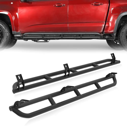 Amazon.com: Hooke Road Colorado Rock Sliders Steel Nerf Bars Side ...