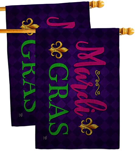 Ready Mardi Gras Room Tapestries Wall Art Decor 2Pcs Banner Flag Patio Lawn Garden Room Decorations Outdoor Burlap Tapestry Yard Sign Masquerade Party Carnival Festival Holiday French Gift Made In USA