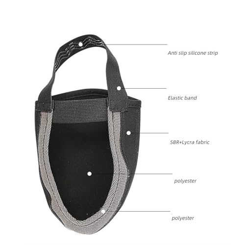 Cubiertas para dedos de zapato de ciclismo Semme, protector elástico a prueba de viento y transpirable con banda elástica trasera y correa antideslizante, para mountain bike y ciclismo de ruta miniatura 7
