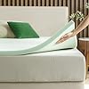 ZINUS 1.5 Inch Green Tea Memory Foam Mattress Topper, Dorm Bedding, Pressure-Relieving Layer, Ideal for Back Pain Relief, Compact WONDERBOX Packaging, CertiPUR-US Certified, Twin