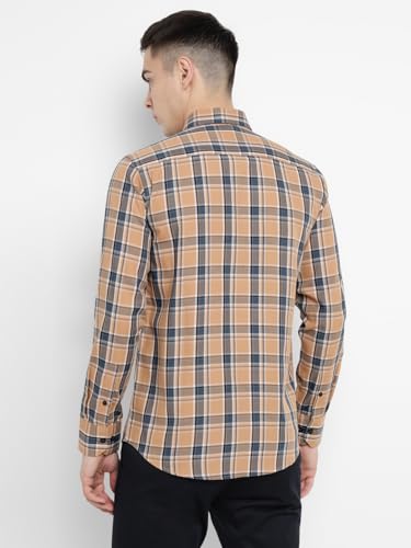 Image of Allen Cooper Checks Shirts for Men - 100% Cotton Comfort Fit Casual and Formal Shirt - Breathable, Soft, Classic Style (Multiple Colors)