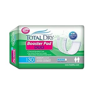 Total Dry Duo Booster Pad 4×12 Case of 180 – Bag of 30