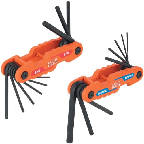 Cmpct Folding Hex Key Set SAE & Metric