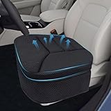 Car Booster Seat Cushion for Short Adult, Bottom Car Seat Cover, Driver’s Seat Protector Cushion Edge-Wrapping, Universal Fit for Most SUVs, Vans, Trucks, Car Seat Pad for All Seasons