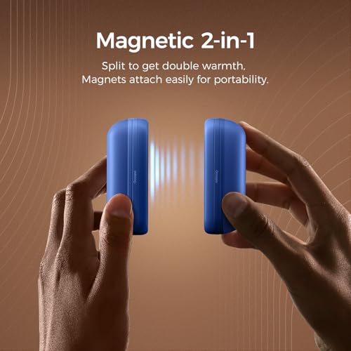 Image of OCOOPA 2 in 1 Magnetic Rechargeable Hand Warmers, UT2s Mini Electric Handwarmers 2 Pack, Split USB-C, Reusable Portable Pocket Heater, Raynauds, Golf, Christmas, Tech Gifts for Women Men