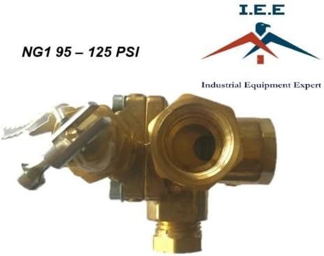 Gas Air Pilot Compressor Unloader Check Valve Combo 95-125 PSI 1/2" Female