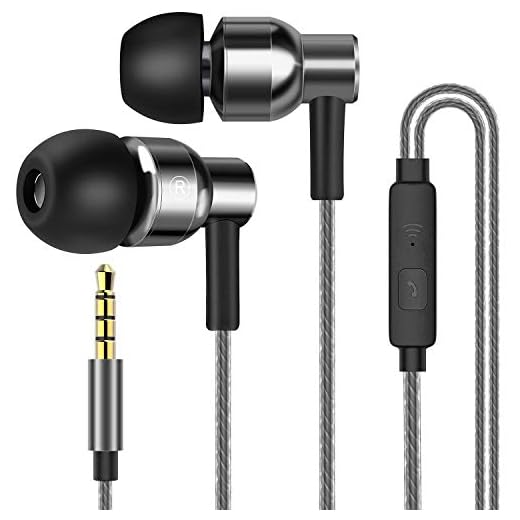 Auricolari Sportivi In-Ear Con Filo - Jack 3.5mm, Magnetici, Resistenti Al Sudore, Bassi Potenti E Microfono - 3