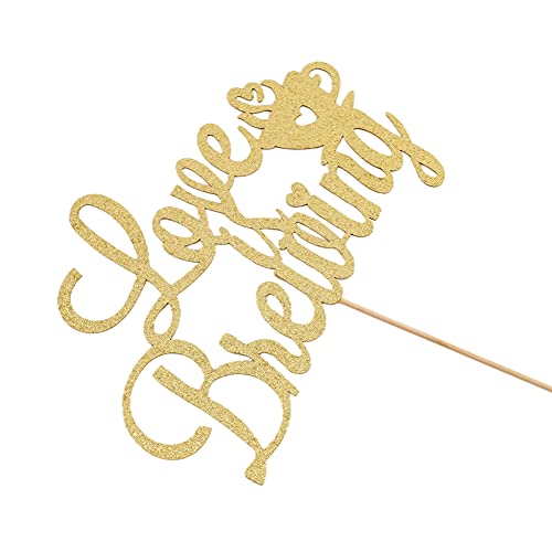 Love Is Brewing Cake Topper - Love Is Brewing Sign, Tea Bridal Shower, Coffee Engagement Party, Engagement Cake Topper, Bridal Shower Topper #TOP5